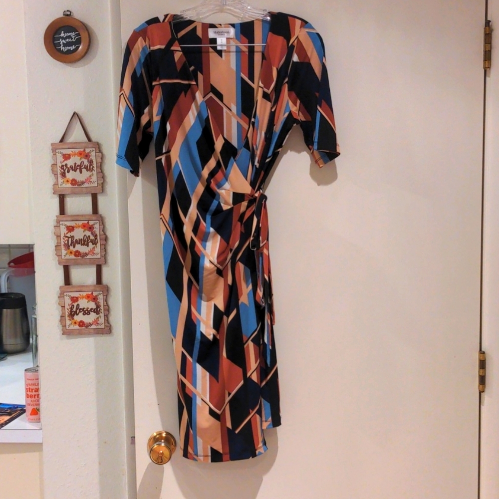 Motherhood Maternity Wrap Dress